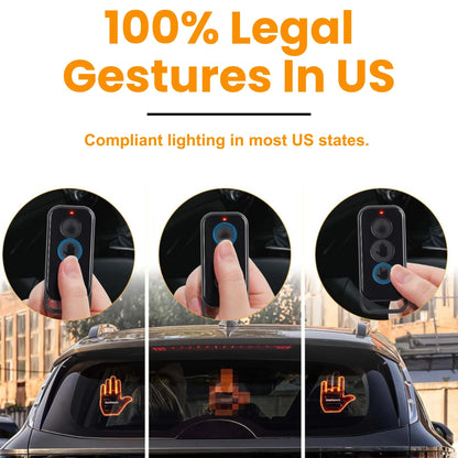 GestuGlow - LED Finger Light for Cars