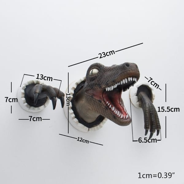 🎄 Christmas Limited-Time Offer — Save 49% 🎁 3D Dinosaur Wall Hanging Decoration 🦖