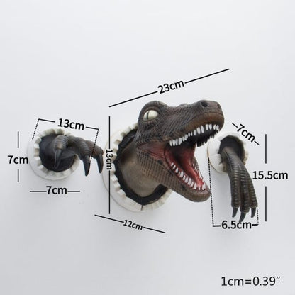 🎄 Christmas Limited-Time Offer — Save 49% 🎁 3D Dinosaur Wall Hanging Decoration 🦖