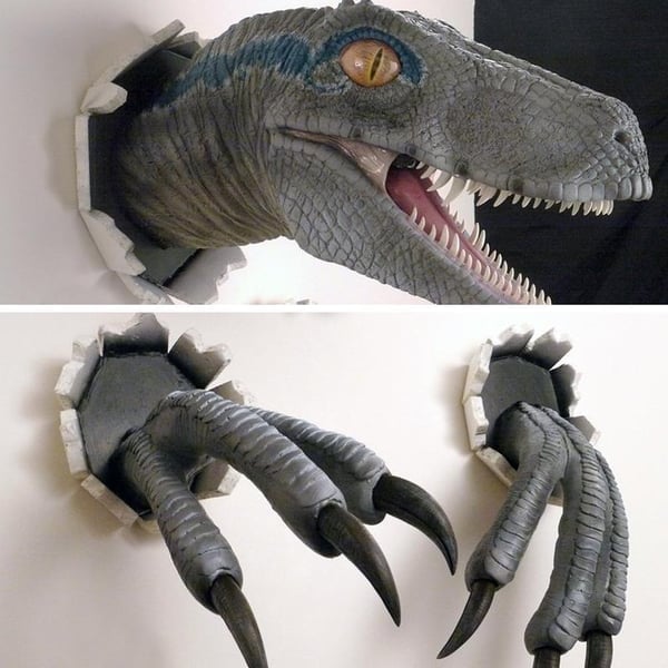 🎄 Christmas Limited-Time Offer — Save 49% 🎁 3D Dinosaur Wall Hanging Decoration 🦖